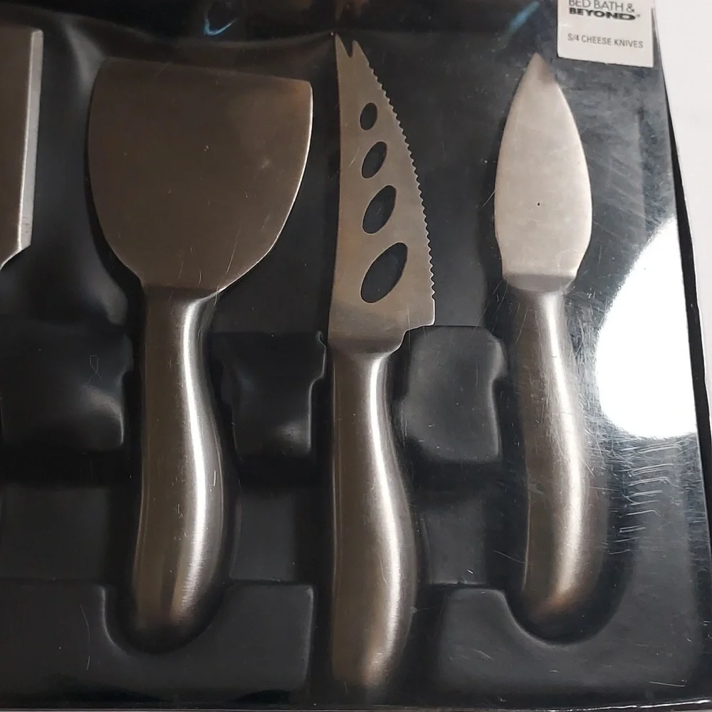 Cheese Knives Set Of 4 Stainless Steel
